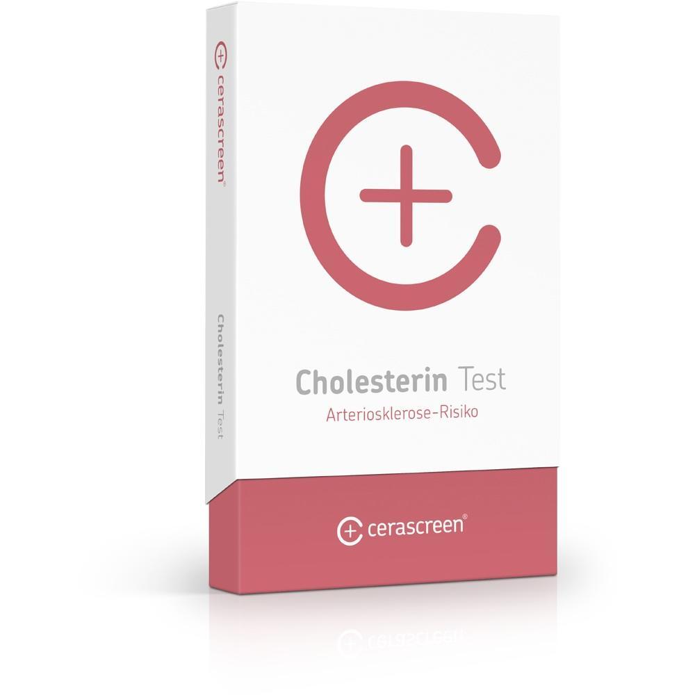 Eine Packung für einen Cholesterin-Test zur Risiko-Bewertung von Arteriosklerose.